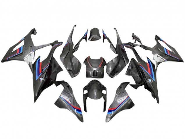 2019-2022 BMW S1000RR Motorcycle Fairing - Black Blue Red Carbon Fiber UK Manufacturers