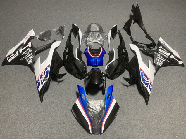 2019-2022 BMW S1000RR Motorcycle Fairings - White Black Blue UK Manufacturers