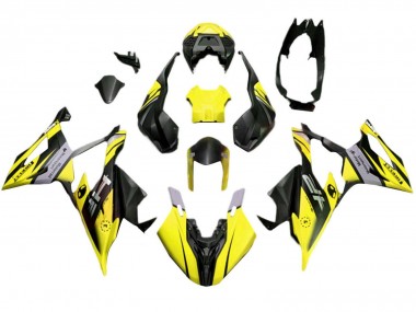 2019-2022 BMW S1000RR Motorcycle Fairings - Matte Yellow Black UK Manufacturers