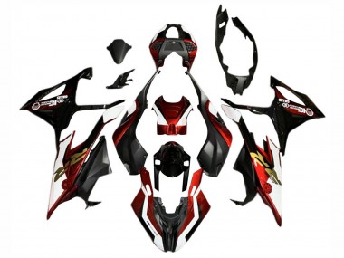 2019-2022 BMW S1000RR Motorcycle Fairings - Red White Black UK Manufacturers