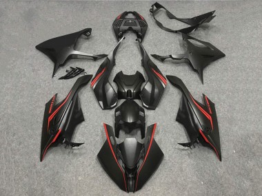 2019-2022 BMW S1000RR Motorcycle Fairings - Matte Black Red UK Manufacturers