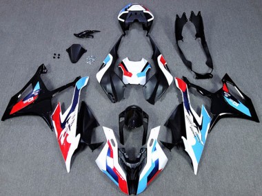 2019-2022 BMW S1000RR Motorcycle Fairings - Black White Blue UK Manufacturers