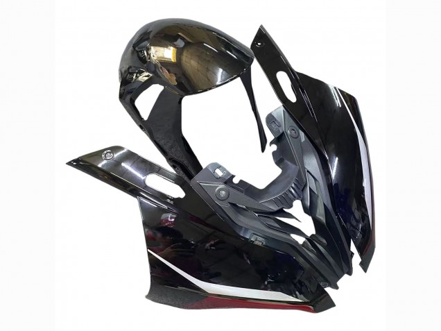 2019-2022 BMW S1000RR Motorcycle Fairings - Black Dark Red UK Manufacturers