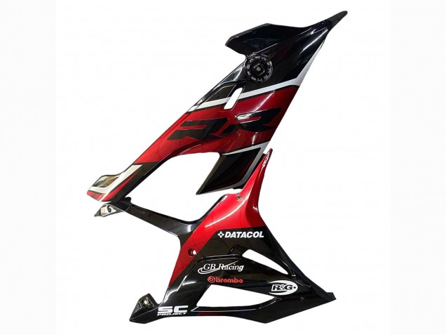 2019-2022 BMW S1000RR Motorcycle Fairings - Black Dark Red UK Manufacturers