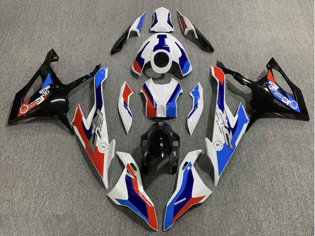 2019-2022 BMW S1000RR Motorcycle Fairing - White Blue Red UK Manufacturers