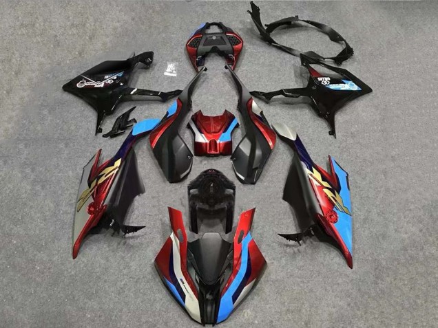 2019-2022 BMW S1000RR Motorcycle Fairing Kits - White Blue Red Black UK Manufacturers