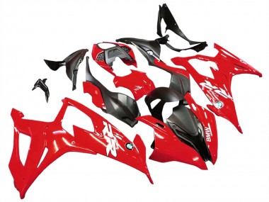 2019-2022 BMW S1000RR Motorcycle Fairing Kits - Red Black UK Manufacturers