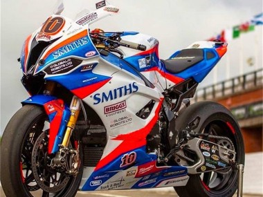 2019-2022 BMW S1000RR Motorcycle Fairings - White Blue Red Smiths UK Manufacturers