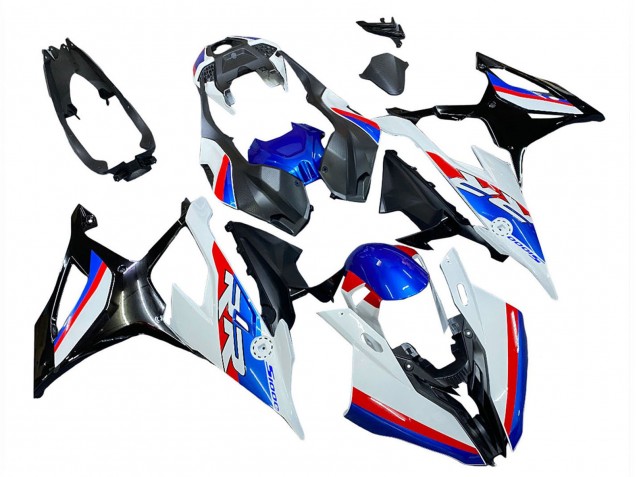 2019-2022 BMW S1000RR Motorcycle Fairings - White Blue Red UK Manufacturers