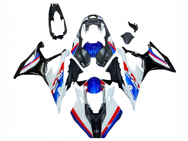 2019-2022 BMW S1000RR Motorcycle Fairings - White Blue Red UK Manufacturers