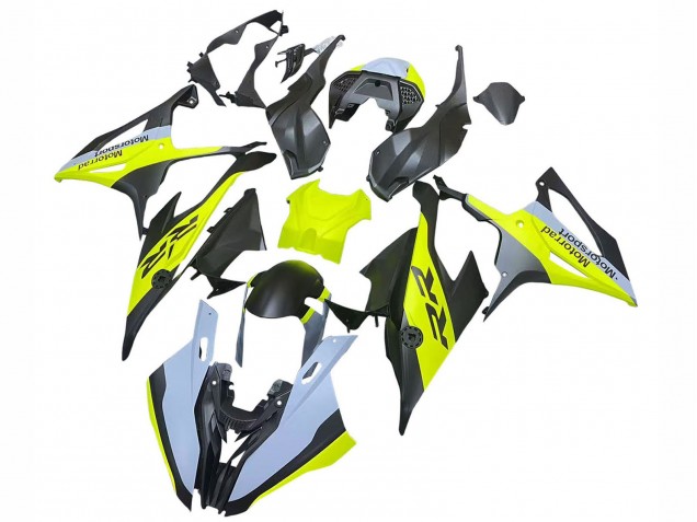 2019-2022 BMW S1000RR Motorcycle Fairings - Black Yellow Grey UK Manufacturers