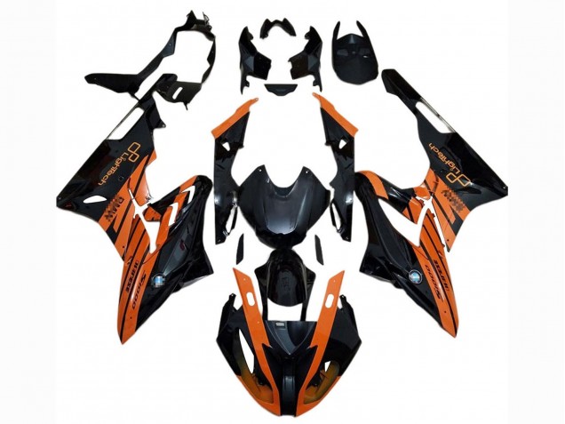 2017-2018 BMW S1000RR Motorcycle Fairings - Orange Black UK Manufacturers