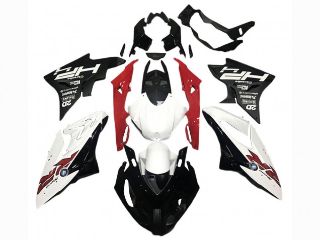 2017-2018 BMW S1000RR Motorcycle Fairings - White Red Matte Black UK Manufacturers