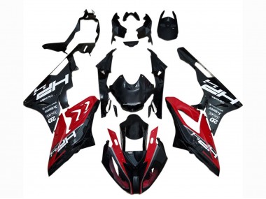 2017-2018 BMW S1000RR Motorcycle Fairing - Red Glossy Black UK Manufacturers