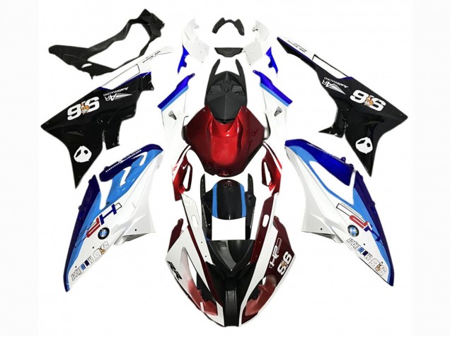 2017-2018 BMW S1000RR Motorcycle Fairing - White Blue Red Black UK Manufacturers