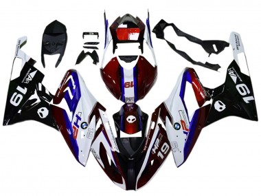 2017-2018 BMW S1000RR Motorcycle Fairings - White Red Blue Black UK Manufacturers