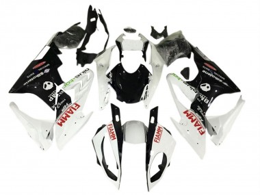 2017-2018 BMW S1000RR Motorcycle Fairings - White Black Fiamm UK Manufacturers