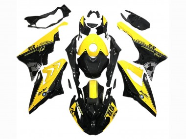 2017-2018 BMW S1000RR Motorcycle Fairings - Yellow Black UK Manufacturers