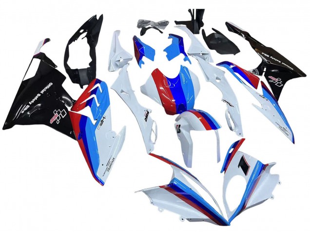 2015-2016 BMW S1000RR Motorcycle Fairing Kits - White Red Blue Glossy Black UK Manufacturers