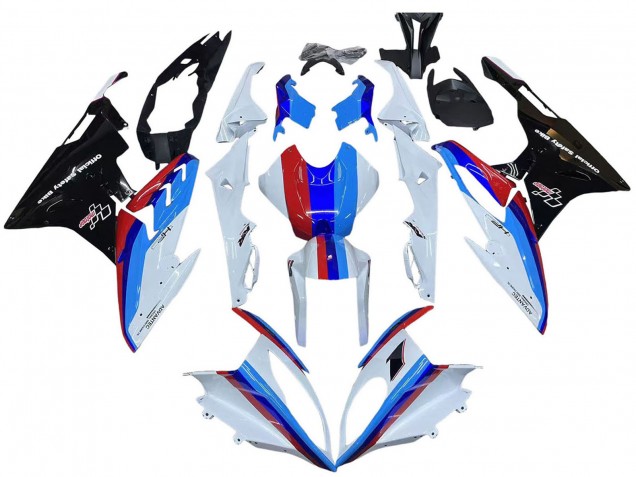 2015-2016 BMW S1000RR Motorcycle Fairing Kits - White Red Blue Glossy Black UK Manufacturers
