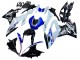 2015-2016 BMW S1000RR Motorcycle Fairing Kits - White Blue Glossy Black UK Manufacturers