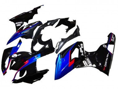 2015-2016 BMW S1000RR Motorcycle Fairings - Red Blue Black Glossy Black UK Manufacturers