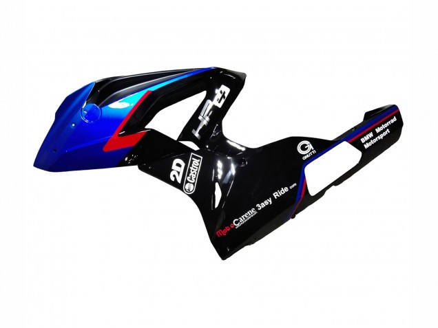 2015-2016 BMW S1000RR Motorcycle Fairings - Red Blue Black Glossy Black UK Manufacturers