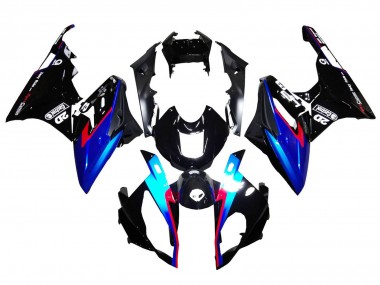 2015-2016 BMW S1000RR Motorcycle Fairings - Red Blue Black Glossy Black UK Manufacturers