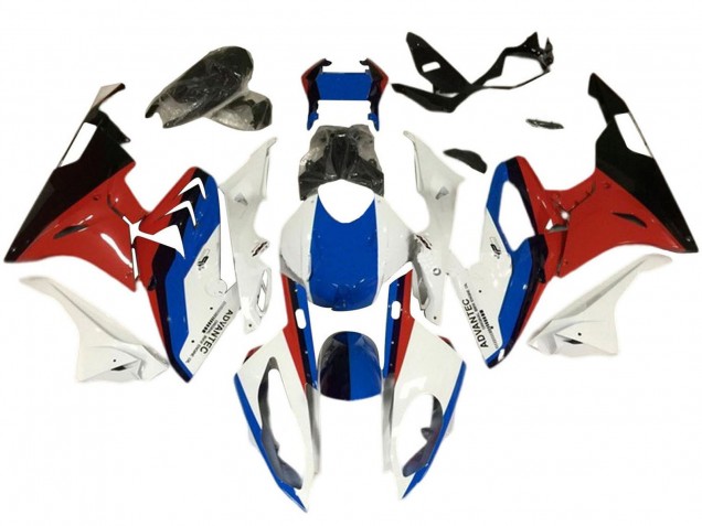 2015-2016 BMW S1000RR Motorcycle Fairing - White Red Blue Black UK Manufacturers