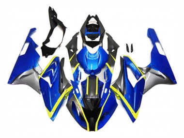 2015-2016 BMW S1000RR Motorcycle Fairings - Silver Yellow Blue UK Manufacturers
