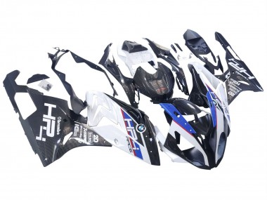 2015-2016 BMW S1000RR Motorcycle Fairings - White Blue Black Carbon Fiber UK Manufacturers