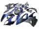 2015-2016 BMW S1000RR Motorcycle Fairings - Gradient Purple Blue Forged Carbon Fiber UK Manufacturers