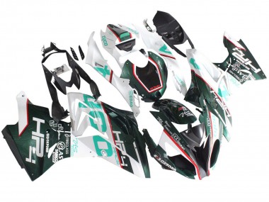 2015-2016 BMW S1000RR Motorcycle Fairings - White Green Black UK Manufacturers