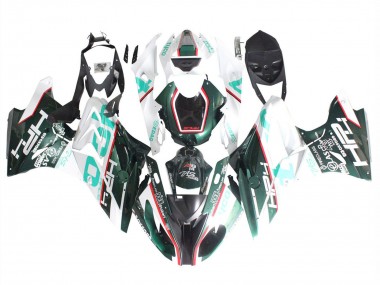 2015-2016 BMW S1000RR Motorcycle Fairings - White Green Black UK Manufacturers