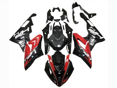 2015-2016 BMW S1000RR Motorcycle Fairings - Red Black Carbon Fiber UK Manufacturers