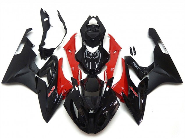 2015-2016 BMW S1000RR Motorcycle Fairing - Red Glossy Black Matte Black UK Manufacturers