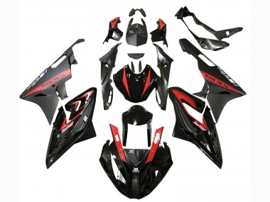 2015-2016 BMW S1000RR Motorcycle Fairings - Red Glossy Black Matte Black UK Manufacturers