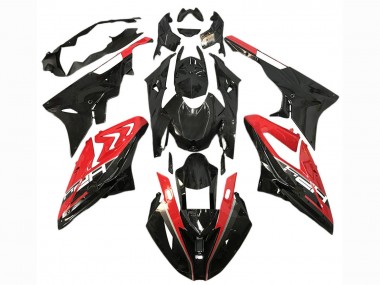 2015-2016 BMW S1000RR Motorcycle Fairings - Red Glossy Black UK Manufacturers