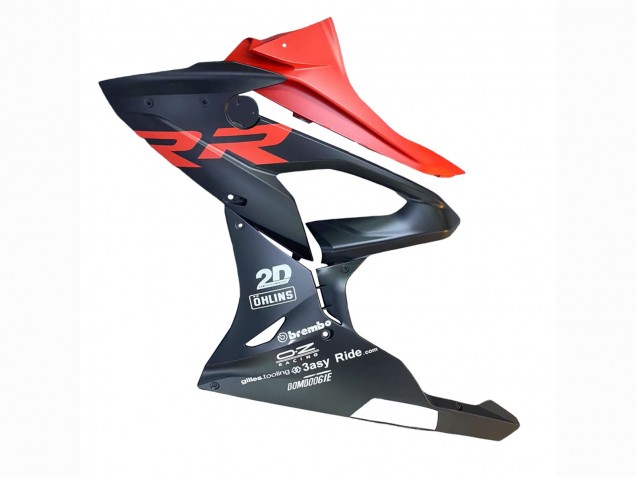 2015-2016 BMW S1000RR Motorcycle Fairings - Matte Black Red UK Manufacturers