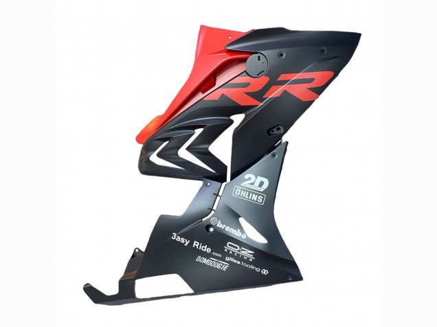 2015-2016 BMW S1000RR Motorcycle Fairings - Matte Black Red UK Manufacturers