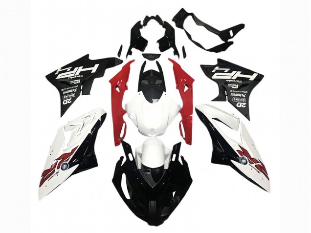 2015-2016 BMW S1000RR Motorcycle Fairings - White Red Matte Black UK Manufacturers