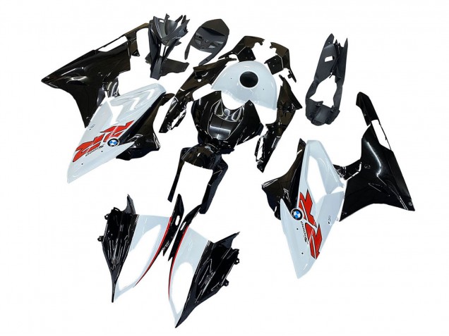 2015-2016 BMW S1000RR Motorcycle Fairings - White Black Carbon Fiber UK Manufacturers