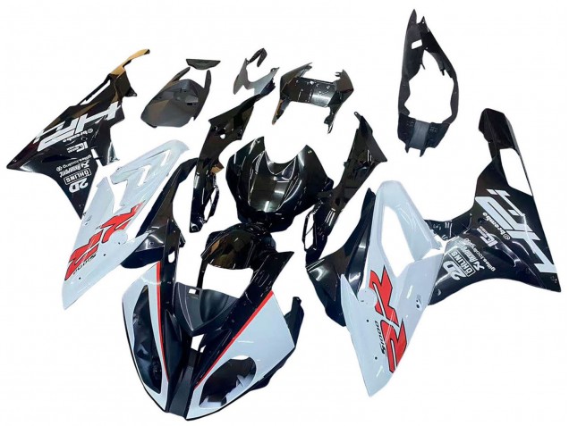 2015-2016 BMW S1000RR Motorcycle Fairings - White Glossy Black UK Manufacturers