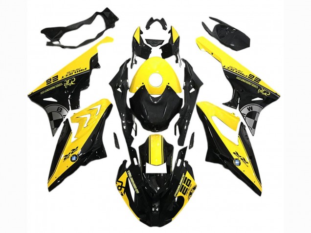 2015-2016 BMW S1000RR Motorcycle Fairings - Yellow Black UK Manufacturers