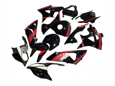 2009-2014 BMW S1000RR Motorcycle Fairing - Red Glossy Black UK Manufacturers