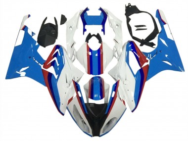 2009-2014 BMW S1000RR Motorcycle Fairings - White Red Blue UK Manufacturers