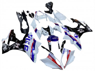2009-2014 BMW S1000RR Motorcycle Fairings - White Red Blue Black Tyco UK Manufacturers