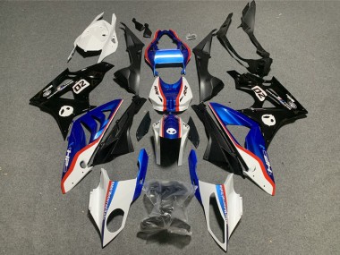 2009-2014 BMW S1000RR Motorcycle Plastics - White Red Blue Glossy Black UK Manufacturers
