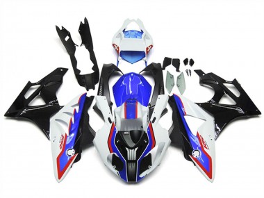 2009-2014 BMW S1000RR Motorcycle Fairings - White Red Blue Glossy Black Carbon Fiber RR UK Manufacturers