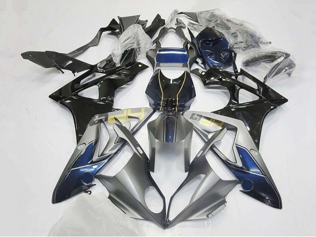 2009-2014 BMW S1000RR Motorcycle Fairings - Silver Blue Glossy Black UK Manufacturers